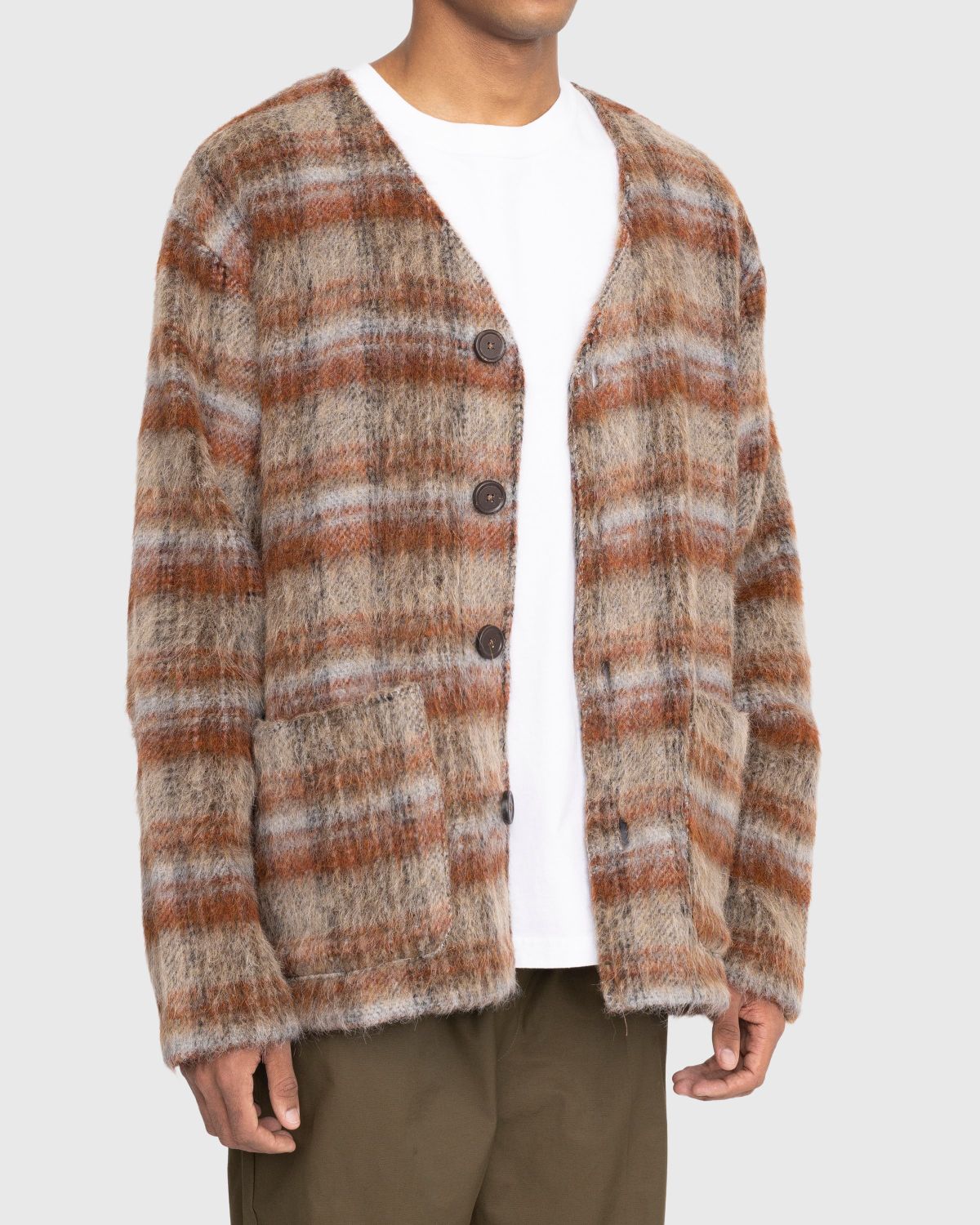 Our Legacy – Ament Check Mohair Cardigan Multi